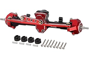 INJORA RC Vorne Achsen Set CNC Aluminium Verlängert 4 mm für 1/24 RC Crawler Axial SCX24 Deadbolt JLU C10 Gladiator Ford Bronco Upgrade