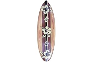 Seestern Sportswear Deko Holz Surfboard 50,80 oder 100 cm Airbrush Design Surfing Surfen Wellenreiten Surf /FBA_1861 50 cm