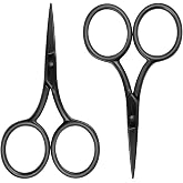 Asdirne Scissors, Stainless Steel Electrophoresis Blades, Sharp and Corrosion Resistant, Comfortable Handle, Suitable for Hom