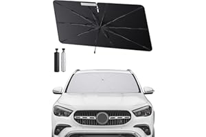 SHAOHAO Compatible con Mercedes GLA H247 2020-2025 Parasol Coche Delantero Protector Solar Parasol Paraguas Coche Resiste a los Rayos UV Plegable Mercedes GLA Accesorios