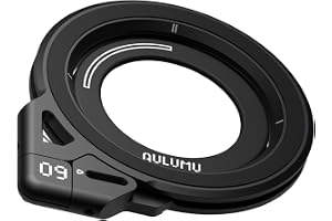 Aulumu G09 Magnetiskt ringgrepp | Rundstrålande rotation | för MagSafe-kompatibel | Konstruktion av aluminiumlegering