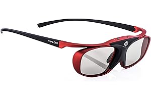 Hi-SHOCK® 3D-BT Pro "Scarlet Heaven" | Smart active Gafas 3D para HD / HDR /4K 3DTV 's de Sony®, Samsung®, Panasonic®, Sharp®, Toshiba®, LG® Plasma, Hisense® (2012-2018*) | compatible con SSG-3570 CR / TDG-BT500A / AN3DG35 / TY-ER3D5ME / FPT-AG03G / AG-S350 / FPS3D08 | optimiza la nitidez, brillo y contraste [Gafas de obturador | 120 Hz | recargables | 32 g | Bluetooth | Rojo metálico]