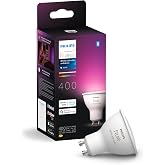 Philips Hue 4.2W Color Smart Spot Bulb GU10 Bluetooth compatible, voice control with Alexa, Apple Home and Google Assistant