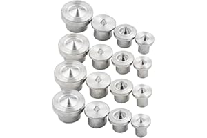 GENERIES Center Points Pin Set Dowel Pins Center Point Set 6 mm 8 mm 10 mm 12 mm Dowel Pin Center Dowel Centre Point Woodworking Alignment Tools Points Marker Drill Center for Woodwork Drill Tools 16 Piece Set