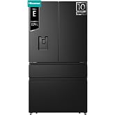 Hisense RF749N4SWFE &ndash; American Fridge French Door Total No Frost, 579L, 179 cm, Metal-Tech Cooling, My Fresh Choice, Multi Ai