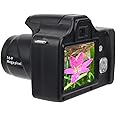 Digital Camera, 3.0 in LCD Screen Vlogging Camera 18X Digital Zoom Video Camera for Photography Wide Angle Lens and 32GB Memory Card Auto/Night/Portrait Scene Mode