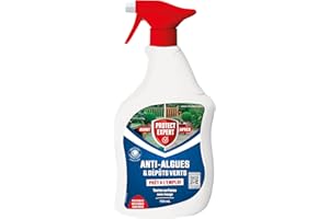 PROTECT EXPERT Anti Algues & Lichens - Anti-Dépôt Vert - Pulvérisateur - 750ml - Prêt à l'emploi - Petites & Moyennes Surfaces DIMAXPAL1