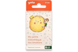 Yoto La Petite Bibliothèque des émotions, Livre Audio pour Enfants en français, à écouter sur conteuse veilleuse et boîte à Histoires Yoto Player et Mini, méditation 3 à 7 Ans