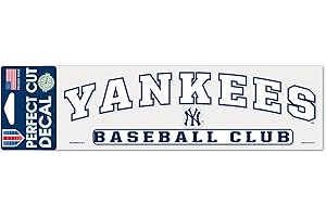 Wincraft MLB New York Yankees WCR33809014 Perfect Cut Aufkleber, 7,6 x 25,4 cm