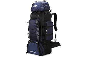 CINGHI LUSSO Hiking Backpack 90L Rucksack for Men Women Waterproof Backpack for Travelling Large Camping Trekking Bags Outdoor Daypack Travel Back Pack