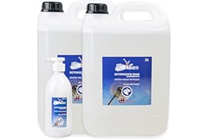 DF MEDICA 2 Taniche Ricarica Gel Igienizzante Mani da 5L senza Risciacquo Antibatterico con Alcool 65% Aloe Vera e Glicerina per Mani Morbide Igienizzate e Profumate - 100% MADE IN ITALY - 5L (2)