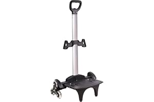 Liny Trolley pour Sac à Dos Chariot à roulettes Alliage d'aluminium Chariot Pliable pour Enfant de Transport Pliant/Valise/Sac à Dos, Roues