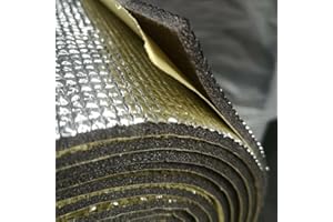 VANDALISED 10mm Thick- UltraTherm Foil-Faced Insulation Foam – Car/Camper/Van/Caravan - Multi Option Lengths… (20meter x 1meter)