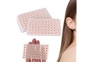 GNALIA Ear Seeds, 1200 Pezzi, Semi Per Agopuntura Auricolare Monouso, Carta Rosa, Dimensioni Standard, Kit Digitopressione Multifunzionale
