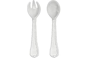 Baci Milano Collezione Joke Table & Kitchen Posate Insalata Melamina - 30 x 7 cm Colore Bianco