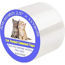 Pidsen Protezione Antigraffio per Gatti, 30CM*5M Protezione Divano Graffi Gatto, Nano Adesivo Pellicola Antigraffio Porta, Divano Gatti Graffi Protezioni, Protezione Graffi Gatto per Divano e Mobili