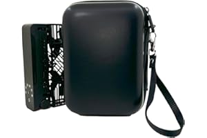 Kimyoaee Hoverair Follow Me Housse de protection en cuir rigide avec dragonne et dragonne pour drone Hover Air X1, Noir , Étui de protection