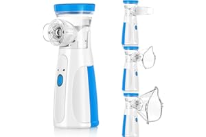 Kovim Nebulizer Machine for Kids Adults - Handheld Nebulizer Portable Handheld Inhaler for Home Travel Use