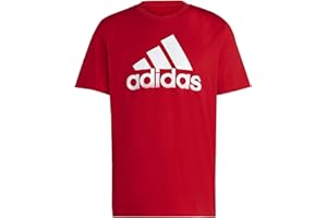 adidas Male Adult Essentials Single Jersey Big Logo Langarm T-Shirt (1er Pack)