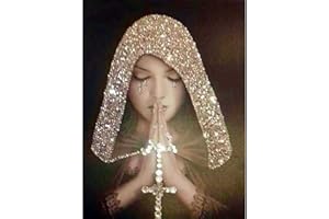 HEOZHUYI 5D DIY Diamond Art Painting Kits Full Drill, Jewel Woman Rhinestone Embroidery Cross Stitch Arts and Crafts Canvas Paintings Pictures by Numbers for Adults Kids Home Wall Decor Gifts - 15.8x11.8 inch