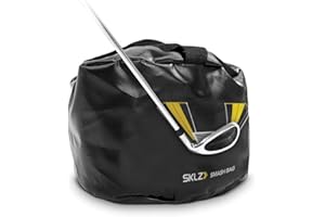 SKLZ Golf Grip Trainer, Golf Zubehör, Golf Geschenke für Männer, Muskelgedächtnis für Handpositionierung aufbauen, Schwarz/Gelb