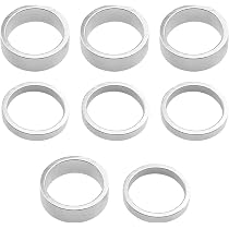 Jeu De 12 Entretoises De Direction Azarxis Pour Vélo - Rondelles De Potence 28.6mm Pour VTT, BMX, Vélo Route