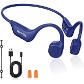 sunvito Bone Conduction Bluetooth 6.0 IPX6 Open Ear Running Headphones | Up to 10 hours battery with magnetic charging, offer