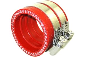 STONEDER Adaptador de colector de admisión de carburador rojo de 40 mm