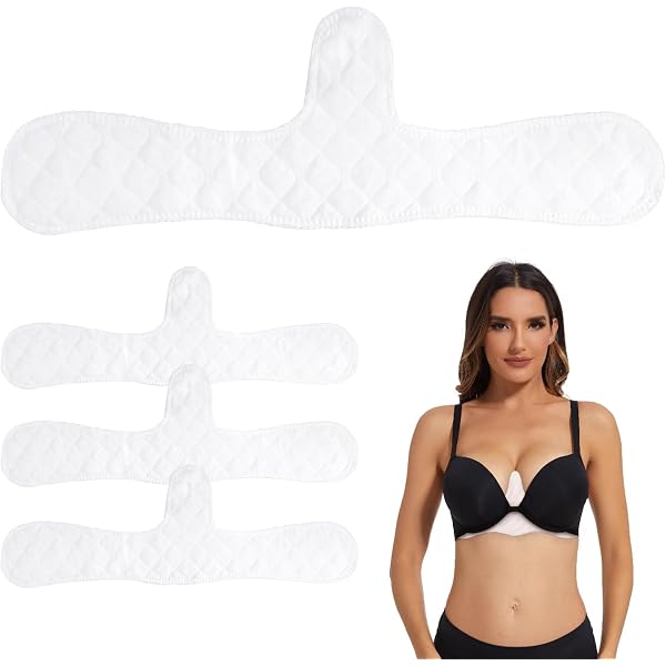 10 Doublures De Soutien-gorge Absorbantes Réutilisables - Tissu Non Tissé, Lavable, Pour Sport, Yoga, Quotidien - Confort Sous La Poitrine, Anti-transpiration
