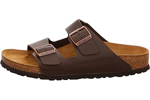 Birkenstock Arizona Birko Flor, Sandali Unisex - Adulto, Nero (Noir)