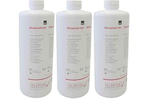 ‎ALERION 3x 1000ml Ultraschall-Gel Sono-Ultraschall Gel Kontakt-Gel Medizinisch Gleit-...