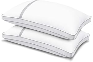 BedStory 2 Pack Hotel Quality Pillows, Down Alternative, Supportive Filled Pillows for Neck/Back/Side Sleepers, Standard Size 42x70cm
