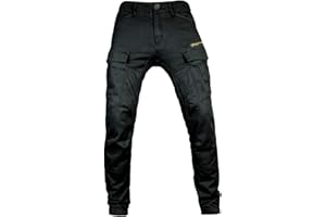 John Doe Stroker Cargo XTM | Motorradhose | XTM | Atmungsaktiv | Motorrad Cargo Hose | Hose mit Seitentaschen | Protektoren sind enthalten