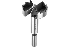 SUQIN Profesjonalne Wiertło Sednik 45mm Wiertarka Stolarska 10mm Wiertło Forstner z Trzonkiem Okrągłym Do Rysowania i Wiercenia Otworów Na Zawiasach Akcesoria Wiertarek