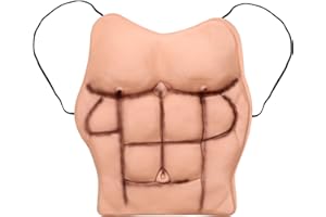NUOBESTY Makeup Set Makeup Set Fake Muscle Props Fake Muscle Funny Chest Men Muscle Costume Halloween Chritmas Costume Cosplay Party Props Accessories Realistic Fake Muscle Men Toys/s Body Set
