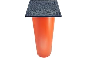 MEGASTORE Kontrollschacht DN315 Schachtverlängerung Schachtabdeckung Regenablauf Bodenablauf KG Rohr | 1 Meter Rohr