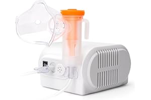 ASOMI Nebulizer Machine for Adults and Kids, Compressor Nebulizer with A Set of Accessories, Jet Nebulizer of Cool Mist, Desktop Nebulizer with Compressor System for Breathing Problems