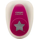 Vaessen Creative Perforatrice de Papier, Taille XL, Engrenage, Pour Projets DIY, Scrapbooking, Création de Cartes et Plus