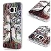 Produktbild LaiXin Hülle Case für Samsung Galaxy S7 , Kratzfeste Plating TPU Case für Samsung Galaxy S7 Case Schutzhülle Silikon Crystal Case Durchsichtig-Ästhetisch Baum Literatur und Kunst