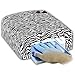 AMOS Professional UV Lamp Nail Dryer Light 36W Gel Shellac Art Manicure Pedicure Curing Timer + 4 x 9W Bulbs & Accessories Set (Zebra)