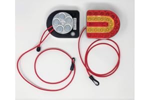 BITS4REASONS SPAREX CONNIXSET LUCI Cavi di Sicurezza 1 Metro Regolabili Easy Fits (S130977) 1 Coppia (2 Cavi)