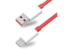Oneplus 80W Charging Cable USB to Type C Warp Charger SuperVooc/Dash Fast Charge Cable for Oneplus 11,11R,10 Pro,10R,10T,9RT,