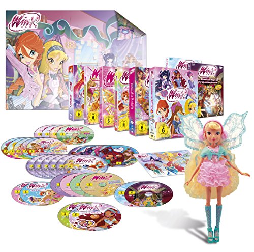 Preisvergleich Produktbild Winx Club – Staffel 1-6 Feen Special - inkl. Puppe (exklusiv bei Amazon.de) [Limited Edition] [31 DVDs]