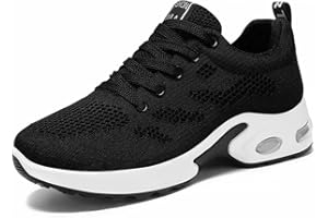 WOWEI Zapatillas de Running Mujer Zapatillas de Deportivas Mujer Zapatos para Correr Ligero Transpirables Gimnasio Sneakers Calzado Deportivas Fitness Casual