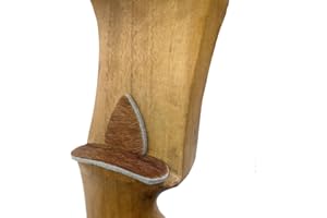 ZSHJG 3Set Repose Flèche Auto-adhésif en Cuir Repose Flèche Auto-adhésif Plaque Silencieuse pour Arc Long Arc Recurve