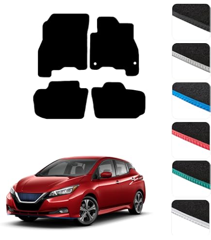 Tappetini auto in gomma per Nissan Leaf I hatchback (2010