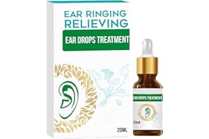 GODEMMIO Gocce di rimedi per il suono delle orecchie, gocce per le orecchie per aiutare a smettere di suonare nelle orecchie, sollievo dell'acufene, rumori nelle orecchie, dolore e disagio (3 pezzi)