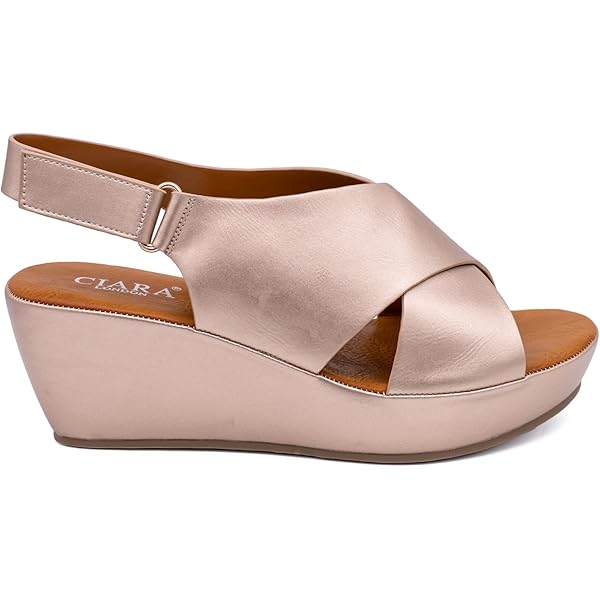 Clarks Adesha River Women's Wedge Heels Sandals, Brown (Brown Tostado  Leather), 5 UK (38 EU): Amazon.co.uk: Fashion