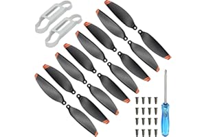 ZHUROUPU for DJI Mini 4K/Mini 2/Mini 2 SE/Mini SE Propellers, 16 Pcs Replacement Prop Blades Low Noise Quick-Release Wings for DJI Mini 4K 2 SE Drone Repair with Screws and Screwdriver (orange)