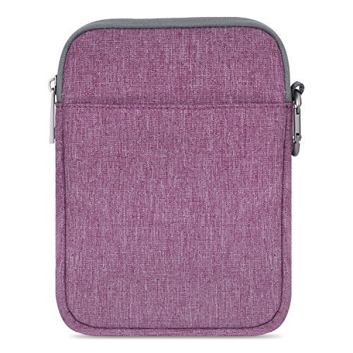 MoKo Universal 6 Zoll Sleeve Hülle - Tragbare Nylon Schutzhülle Tasche für Tablets, Kobo Touch 2.0, Kobo Glo HD, Tolino Shine 2HD, Tolino Vision 3HD E-Book E-Reader, Violett